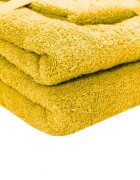 Somnart Set 3 prosoape din bumbac galben pentru fata corp si maini