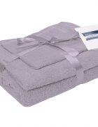 Somnart Set 3 prosoape din bumbac lila pentru fata corp si maini