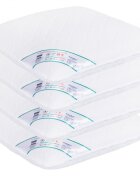 Somnart Set 4 perne HypoallergenicMed matlasate din microfibra lavabile la 95C 70 X 70 cm
