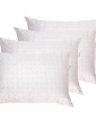 Somnart Set 4 perne matlasate din microfibra cu fibre de carbon 50x70 cm