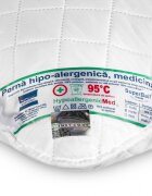 Somnart Set Baby HypoallergenicMed perna 40x60 cm si pilota 100x140 cm hipoalergenica pentru bebelusi