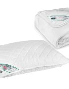 Somnart Set Baby HypoallergenicMed perna 40x60 cm si pilota 100x140 cm hipoalergenica pentru bebelusi