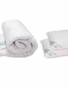 Somnart Set HypoallergenicMed cu pilota 180 x 200 cm 2 perne 50 x 70 cm si 2 perne 40 x 40 cm din microfibra matlasata