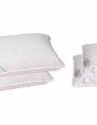 Somnart Set HypoallergenicMed cu pilota 180 x 200 cm 2 perne 50 x 70 cm si 2 perne 40 x 40 cm din microfibra matlasata