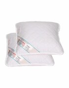 Somnart Set HypoallergenicMed cu pilota 180 x 200 cm 2 perne 50 x 70 cm si 2 perne 40 x 40 cm din microfibra matlasata