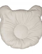 Somnart Set lenjerie pentru patut si pernuta pentru formarea capului bebelusului Gri deschis din bumbac 120x60 cm