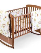 Somnart Set pentru patut Jungle cearceaf cu elastic pentru saltea 120x60 cm pernuta pilota aparatori laterale