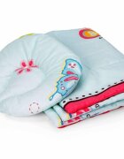 Somnart Set reductor beby nest paturica si pernuta pentru formarea capului bebelusului Fluturi