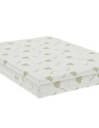 Somnart Topper Aloe Vera cu husa detasabila si lavabila 120 x 200 x 5 cm fermitate medie