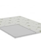 Somnart Topper Aloe Vera cu husa detasabila si lavabila 140 x 190 x 4 cm fermitate medie