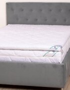 Somnart Topper Hypoallergenicmed cu husa detasabila din microfibra 140 x 190 x 5 cm