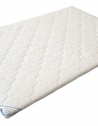 Somnart Topper Hypoallergenicmed cu husa detasabila din microfibra 90 x 200 x 5 cm