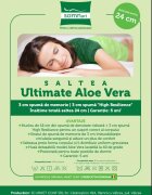 Somnart Topper Hypoallergenicmed cu husa detasabila din microfibra 90 x 200 x 5 cm
