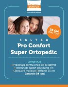 Somnart Topper Hypoallergenicmed cu husa detasabila din microfibra 90 x 200 x 5 cm