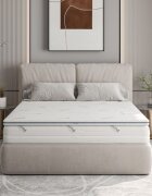 Somnart Topper Somnomed Antiacaria cu husa detasabila si lavabila 90 x 200 x 7 cm