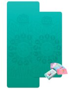 Soul Mates Set yoga mama-copil saltele asortate si carduri incluse Earth turcoaz