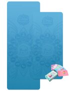 Soul Mates Set Yoga mama si copil saltele asortate si carduri incluse Wave albastru