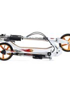 Space Scooter Trotineta pliabila X580 Series Alb ghidon reglabil suspensie greutate admisa 90 kg