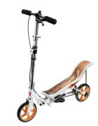 Space Scooter Trotineta pliabila X580 Series Alb ghidon reglabil suspensie greutate admisa 90 kg