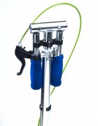 Space Scooter Trotineta X360 Series Junior Albastru ghidon reglabil pliabila suspensii greutate suportata 60 kg varsta 4 ani+