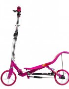 Space Scooter Trotineta X360 Series Junior Roz ghidon reglabil pliabila suspensii greutate suportata 60 kg varsta 4 ani+