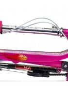 Space Scooter Trotineta X360 Series Junior Roz ghidon reglabil pliabila suspensii greutate suportata 60 kg varsta 4 ani+