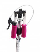 Space Scooter Trotineta X360 Series Junior Roz ghidon reglabil pliabila suspensii greutate suportata 60 kg varsta 4 ani+