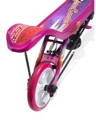 Space Scooter Trotineta X580 Series roz ghidon reglabil pliabil frana de mana suspensii greutate suportata 90 kg varsta 8 ani+