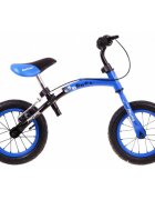 SporTrike Bicicleta fara pedale cu frana cadru variabil si roti gonflabile Boomerang albastru