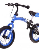 SporTrike Bicicleta fara pedale cu frana cadru variabil si roti gonflabile Boomerang albastru
