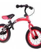 SporTrike Bicicleta fara pedale cu frana cadru variabil si roti gonflabile Boomerang rosu