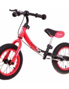 SporTrike Bicicleta fara pedale cu frana cadru variabil si roti gonflabile Boomerang rosu
