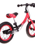SporTrike Bicicleta fara pedale cu frana cadru variabil si roti gonflabile Boomerang rosu