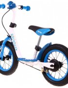 SporTrike Bicicleta fara pedale cu frana suport picioare si roti gonflabile Balancer albastru
