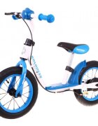 SporTrike Bicicleta fara pedale cu frana suport picioare si roti gonflabile Balancer albastru