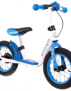 SporTrike Bicicleta fara pedale cu frana suport picioare si roti gonflabile Balancer albastru