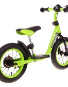 SporTrike Bicicleta fara pedale cu frana suport picioare si roti gonflabile Balancer verde