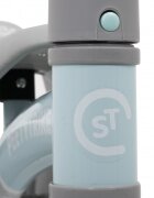 SporTrike Ride-On pentru copii fara pedale cu 4 roti din plastic albastru de la 1 an inaltime pana la sezut 24 cm greutate maxima admisa 25 kg