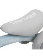 SporTrike Ride-On pentru copii fara pedale cu 4 roti din plastic albastru de la 1 an inaltime pana la sezut 24 cm greutate maxima admisa 25 kg