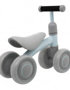 SporTrike Ride-On pentru copii fara pedale cu 4 roti din plastic albastru de la 1 an inaltime pana la sezut 24 cm greutate maxima admisa 25 kg