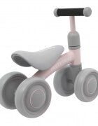 SporTrike Ride-On pentru copii fara pedale cu 4 roti din plastic roz de la 1 an inaltime pana la sezut 24 cm greutate maxima admisa 25 kg