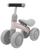SporTrike Ride-On pentru copii fara pedale cu 4 roti din plastic roz de la 1 an inaltime pana la sezut 24 cm greutate maxima admisa 25 kg
