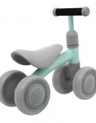 SporTrike Ride-On pentru copii fara pedale cu 4 roti din plastic verde de la 1 an inaltime pana la sezut 24 cm greutate maxima admisa 25 kg