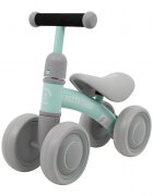SporTrike Ride-On pentru copii fara pedale cu 4 roti din plastic verde de la 1 an inaltime pana la sezut 24 cm greutate maxima admisa 25 kg