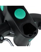 SporTrike Tricicleta pentru copii Albastru 3 in 1 cu pedale roti din cauciuc scaun reglabil in 2 trepte suport pahar maner reglabil pe inaltime si detasabil