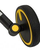 SporTrike Tricicleta pentru copii Galben 3 in 1 cu pedale roti din cauciuc scaun reglabil in 2 trepte suport pahar maner reglabil pe inaltime si detasabil