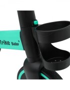 SporTrike Tricicleta pentru copii Happy Albastru 3 in 1 control al directiei roti din cauciuc si sistem roata libera