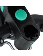 SporTrike Tricicleta pentru copii Happy Albastru 3 in 1 control al directiei roti din cauciuc si sistem roata libera