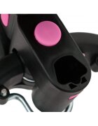 SporTrike Tricicleta pentru copii Roz 3 in 1 cu pedale roti din cauciuc scaun reglabil in 2 trepte suport pahar maner reglabil pe inaltime si detasabil
