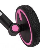 SporTrike Tricicleta pentru copii Roz 3 in 1 cu pedale roti din cauciuc scaun reglabil in 2 trepte suport pahar maner reglabil pe inaltime si detasabil